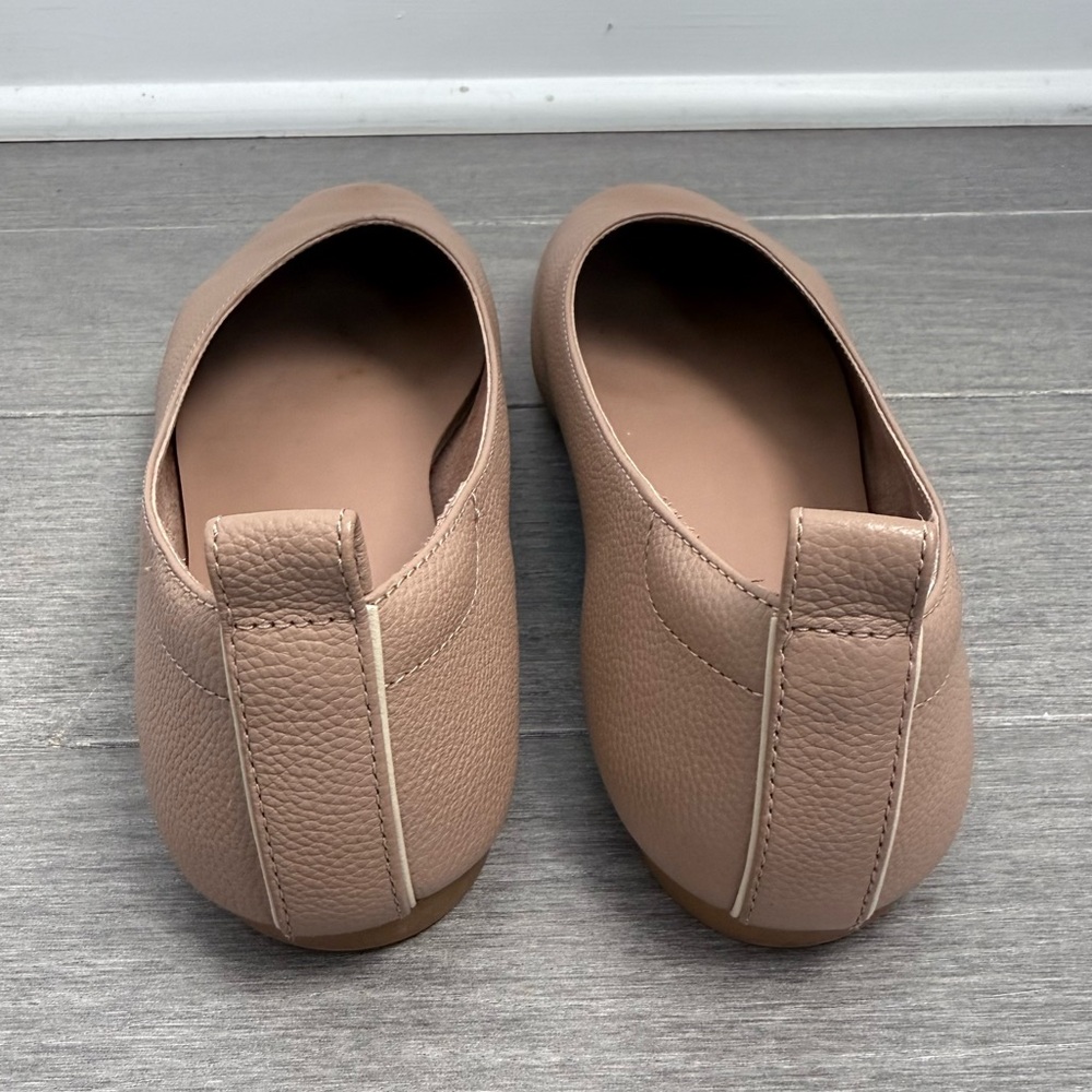 Everlane The Day Glove Ballet Flats Tan Nude Leather Minimalist Comfort Shoes 9 - Picture 6 of 13
